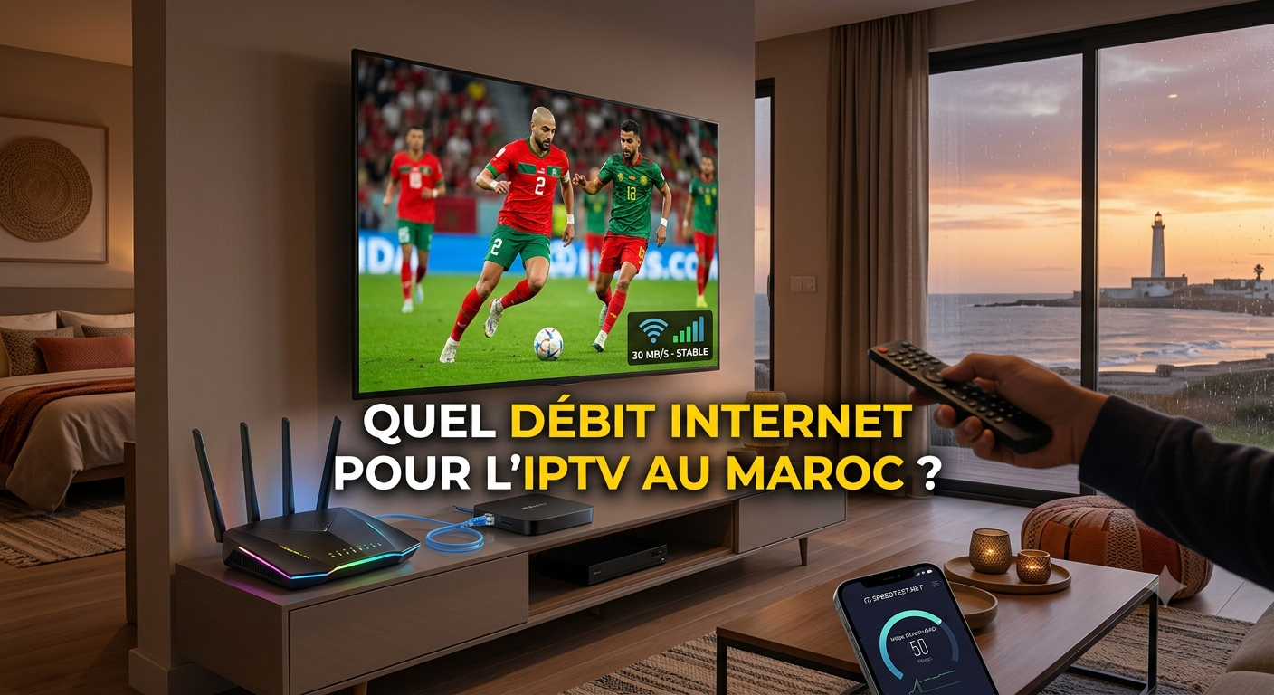 Quel débit Internet pour l’IPTV au Maroc ?
